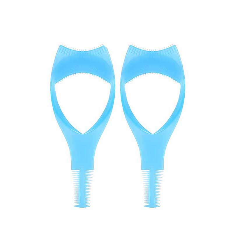 1/2/3 Stück 3 in 1 Wimpernwerkzeuge Mascara-Schutz Applikator Schutzkarte Wimpernführung für Beauty Kosmetik Make-up Werkzeug