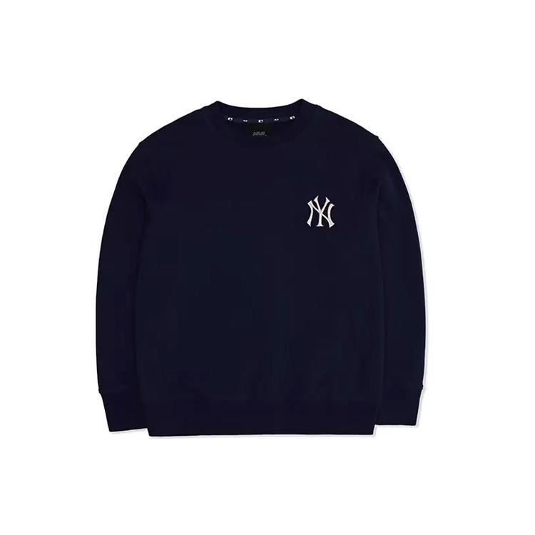 New MLB Sweatshirts Unisex Dark Marine Blue 3AMTEC724-50NYD