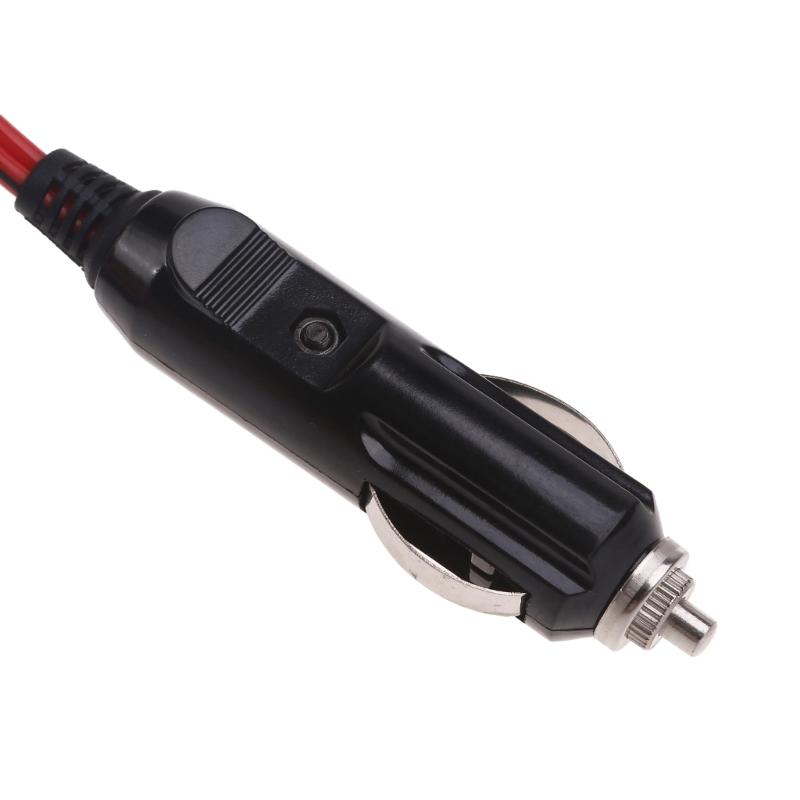 Cigarette Lighter Extension Cord with Switches Male Plug to Female Socket Heavy Duty Extension Cable with LED Lights