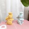 Bunny Candle Molds Rabbit Candle Mold for DIY Candle Soap Home Decor Birthday Gift Non Stick Easy To Demold