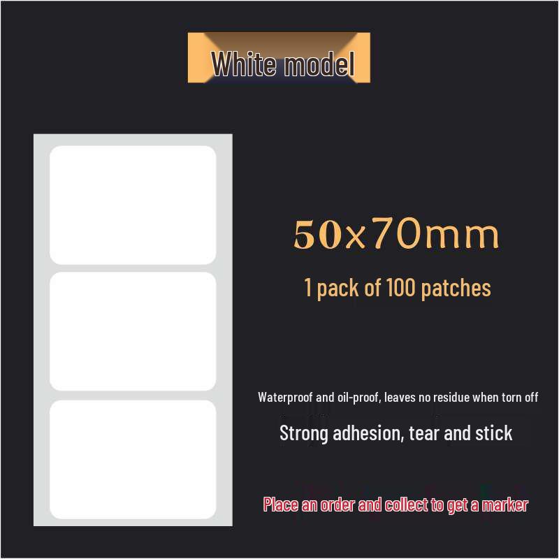 Waterproof Silver Label Stickers for Kitchen Storage and Seasoning Marking