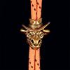 Antique Jewelry Pendant Cattle Head Metal Charm Ornament For Keychains Jewelry Making Handmade Craft Embellishment