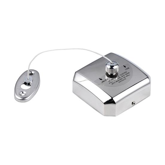 Teleskopisk klessnor Kraftig rustfritt hold Justerbar opptil 33lbs ståldusjlinje bærbar