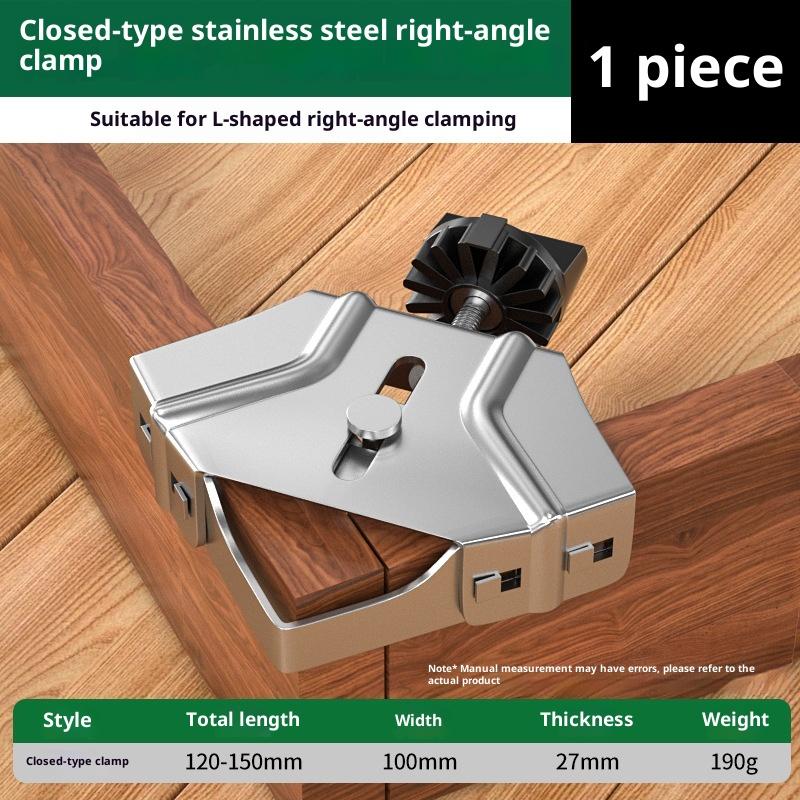 1 szt. Lokalizator kątownik pomocniczy ze stali nierdzewnej Kątownik prosty Szybki klips Regulowany zacisk mocujący 90 stopni Spawanie