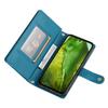 DF-011 For Google Pixel 8a Case Zipper Pocket Stand Leather Phone Cover with Shoulder Strap