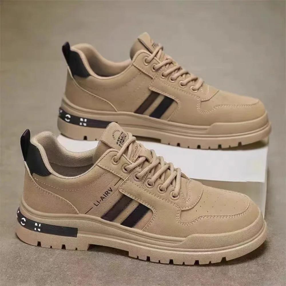 

Spring and Autumn New Men s Shoes Solid Color Anti Dirty Casual Shoes Trendy Retro Anti slip Wear resistant Men s Shoes 42