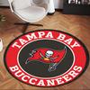 Tampa Bay Buccaneers (1) Round Office Rug Decorative Floor Rug for Office Bedroom Living Room and Home Space