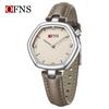 Oufanni Vintage Hexagonal Women's Quartz Waterproof Watch - No Second Hand Design