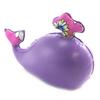 [N0903] - Resin 'Whale' Money Box Purple - 21x14x9 Cm
