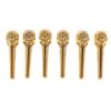 Six Piece Steel Acoustic Guitar Bridge Pins Musical Instrument Accessories Skull Design for Classic Guitar Repair