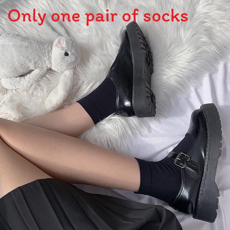 Dudu Socks Women Mid Calf Thin Summer Breathable Antibacterial For Teens And Adults