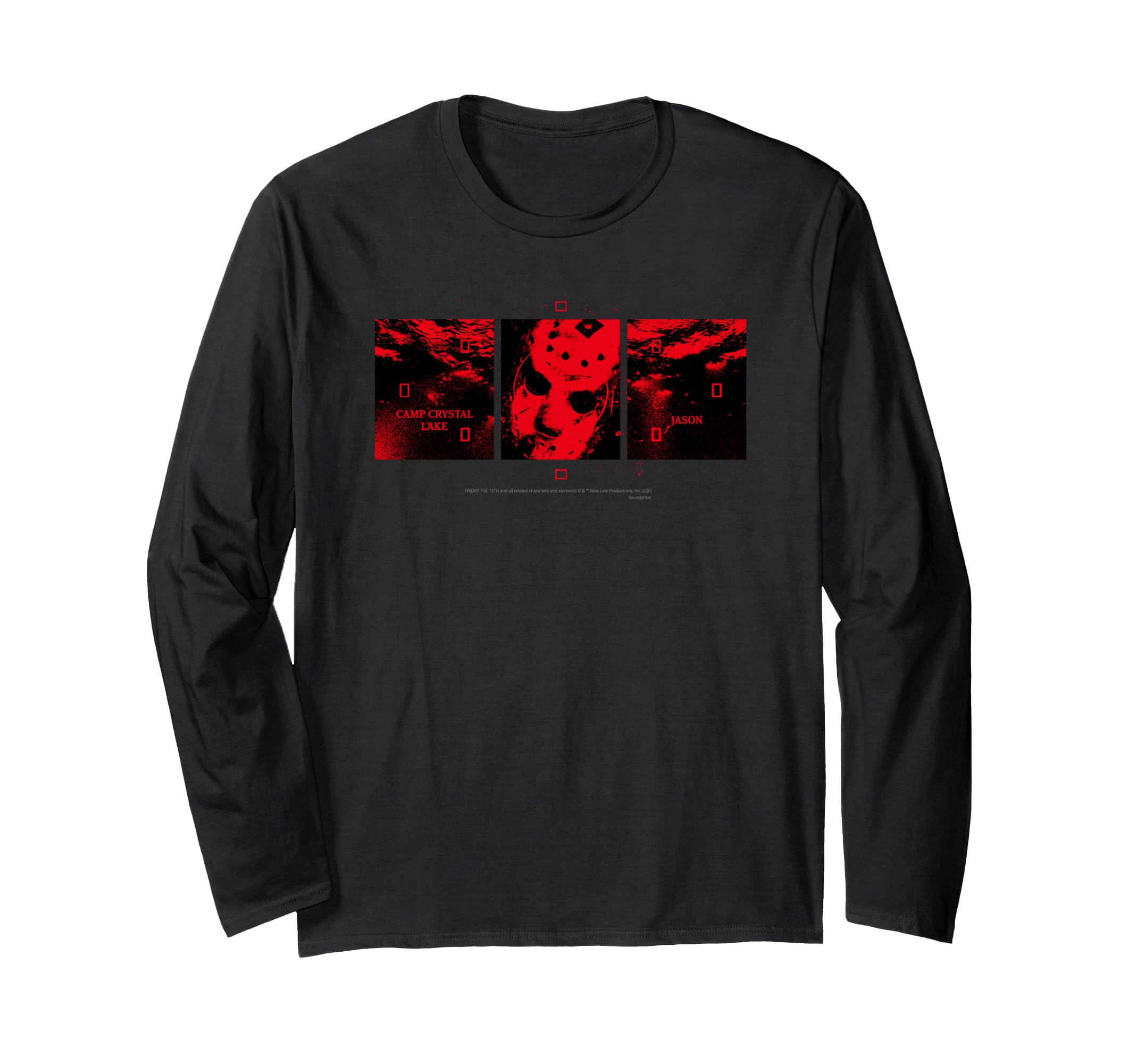 Friday the 13th / Jason / Horror movie / APPROACH long-sleeved T-shirt