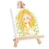 1Pc/6Pcs Portable Wooden Tripod Easel Adjustable Inclination Lightweight Foldable Beginners Paint Board Rack for Painting Sketching