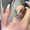 Love Bunny Open Ring Female Niche Design Index Finger Ring Ins Trendy Fashion Personality Ring