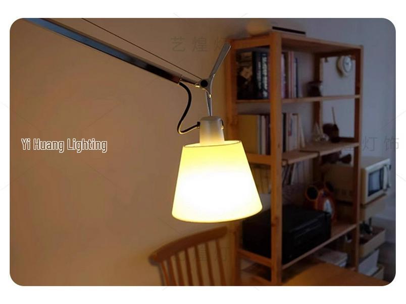 Vintage Italian Minimalist Wall Lamp for Bedroom or Study