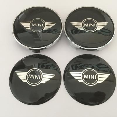 4pcs 65mm 68mm forMINI Car Emblem Wheel Hub Center Cap Badge Covers Sticker Decal Styling Accessories
