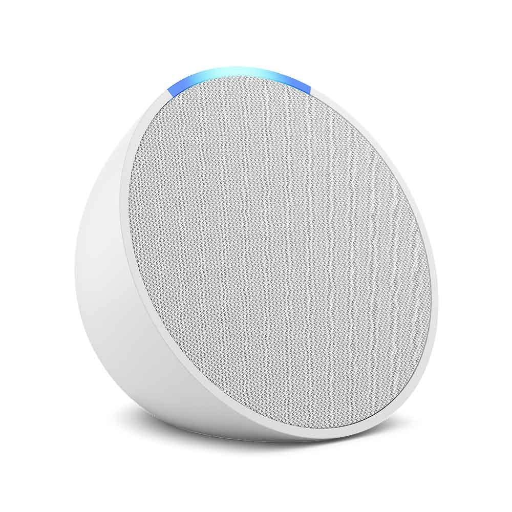 Echo Pop - Compact Smart Speaker with Alexa | Glacier White