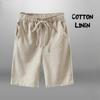 Men Shorts for Men Cotton Linen Casual Breathable Beach Shorts Men's Short Sweatpants Vacation Gym Basketball