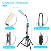 84pcs LED USB Powered Lamp With Tripods Led Light 1.8m Cable for Outdoor Camping Picnic Home Live Stream Video Photos