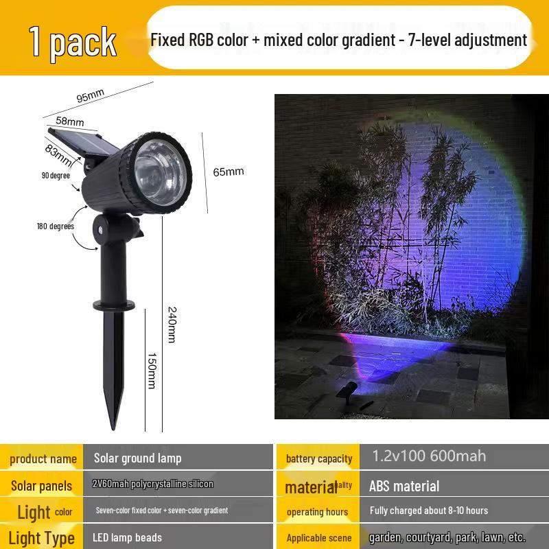

Solar-Powered Garden Spotlight: Super Bright Lawn & Rockery Floodlight for Outdoor Décor
