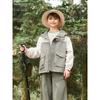 Mark Jenny Boys' Lightweight Outdoor Three-Proof Hooded Jacket Children's Color-Block Jacket 2026 Spring Collection 250116