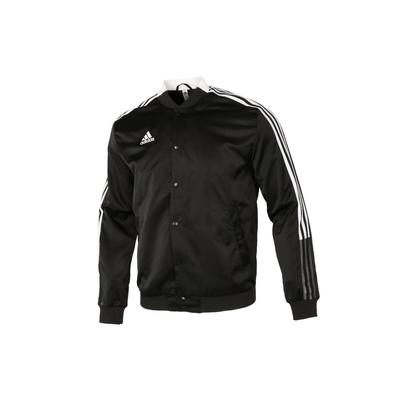 Giacca a vento classica con logo a righe, giacca da baseball casual da uomo, capispalla nero GL6860