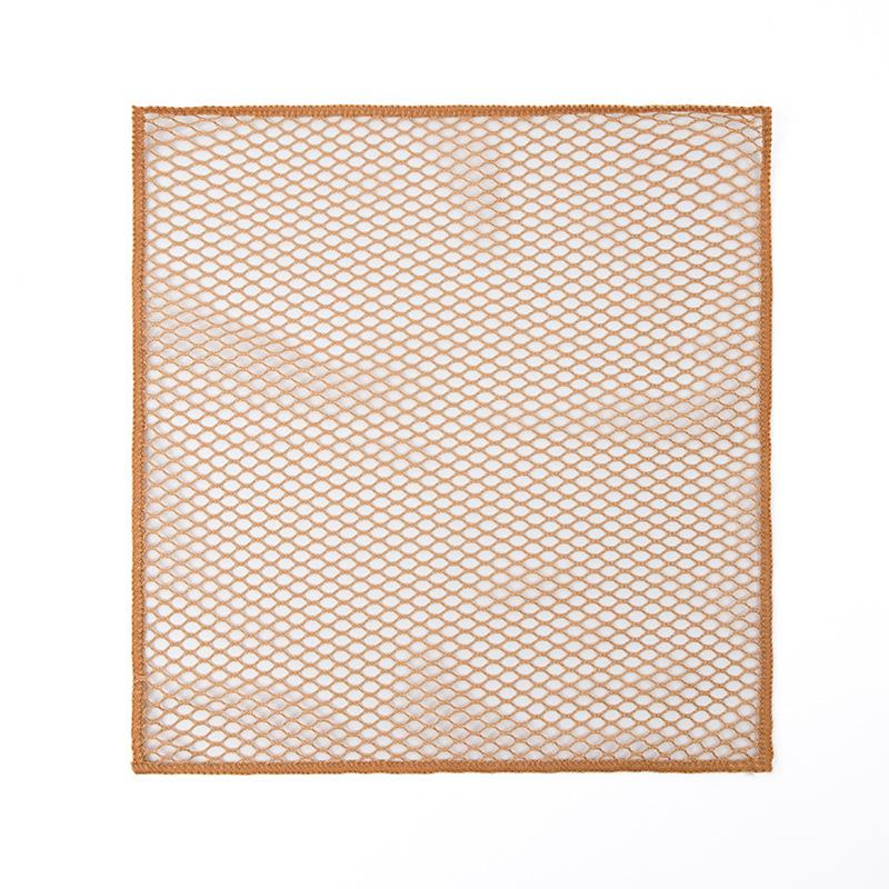 

30*30cm Mesh Dish Cloths Non-stick Oil Scouring Pad Reusable Cleaning Cloth Dishwashing Towel Kitchen Tableware Cleaning Rags жовтий