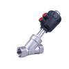 304 Stainless steel angle seat valve pneumatic high temperature and corrosion resistant steam shut-off valve DN15 DN20 DN25 DN50