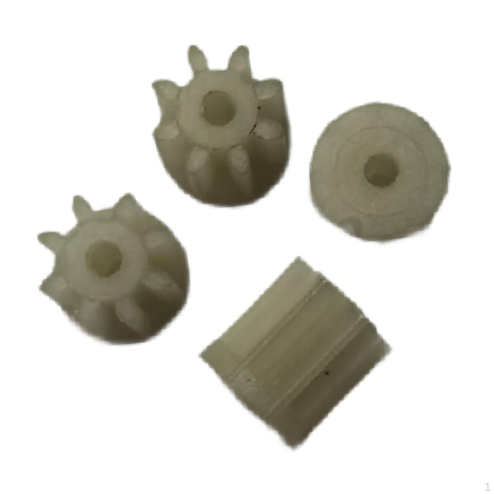 

4Pcs Gears,8 Teeth Small Motor Gear,Spare Replacement Vehicle Toys,8 Teeths Spare Parts,Motor Wheel