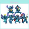 Stitch Zingend Dansend IJs Eten En Muziek Thema Mini Model Voor Huisdecoratie En Cadeau-ideeën