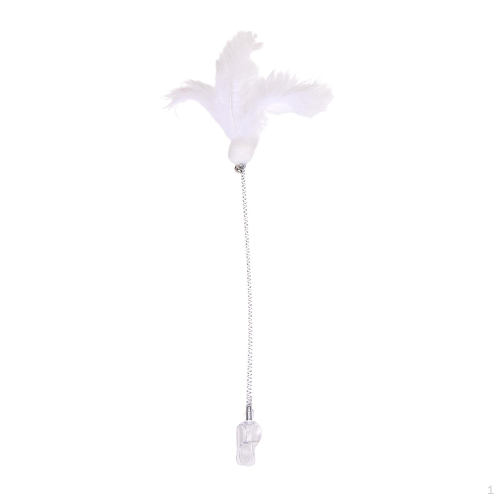 

Кошачья игровая удочка с перьевым колокольчиком для увлекательной активности и веселья