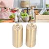 2pcs Spice Jar Stainless Steel Seasoning Bottle Salt and Pepper Shaker Kitchen Tool