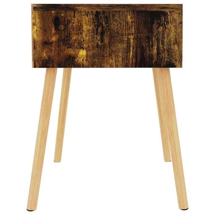 Maison Exclusive - Tables de chevet 2 pcs Chêne fumé 40x40x56 cm Bois d'ingénierie