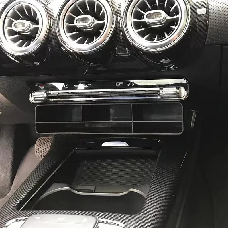 Finitura Scatola Portaoggetti Controllo Centrale Auto Per Mercedes Benz Classe A B CLA GLB GLA W177 W247 C118 X247 H247 - Accessori Auto