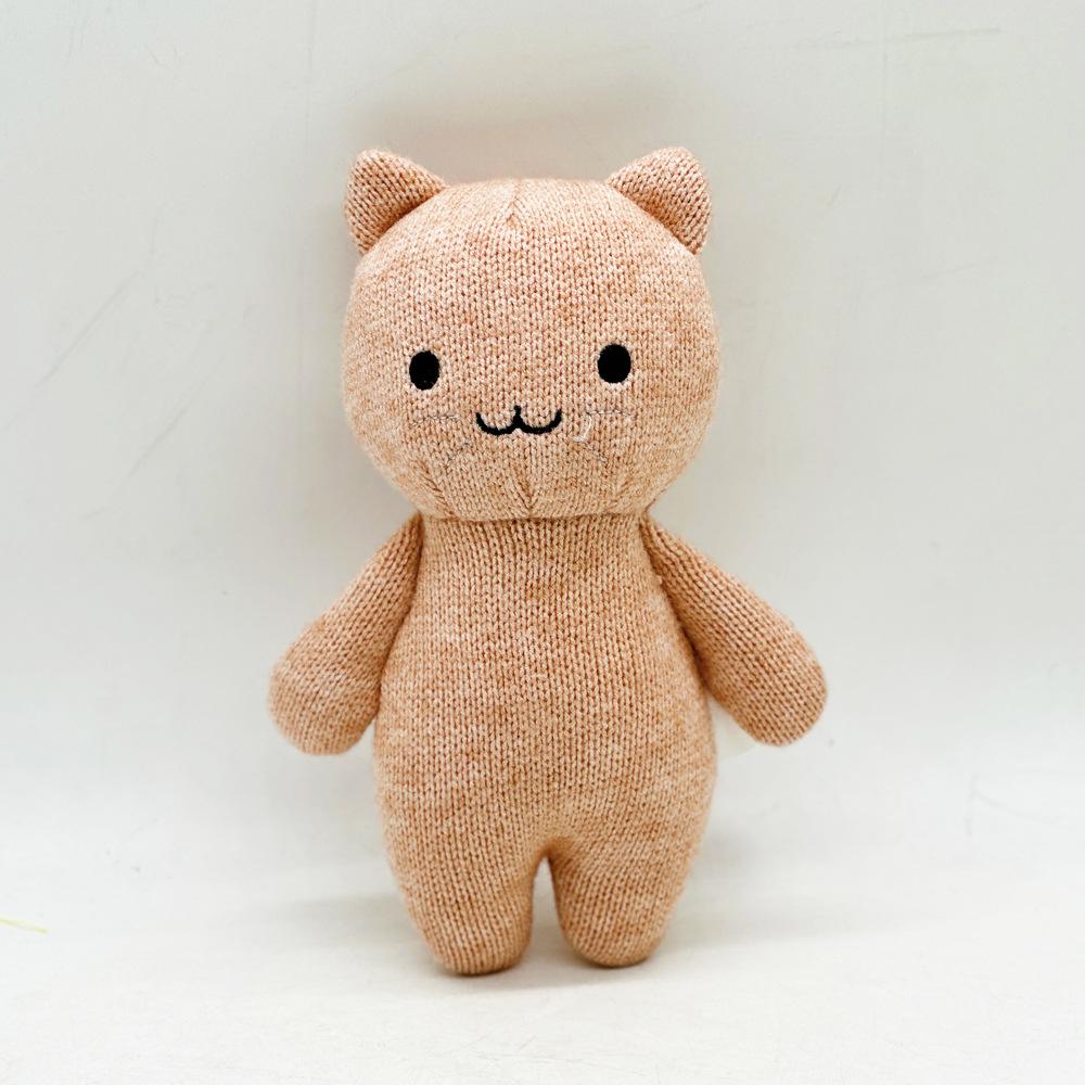 New Fashion Children's Toys Crochet Knitted Animal Series Plush Dolls