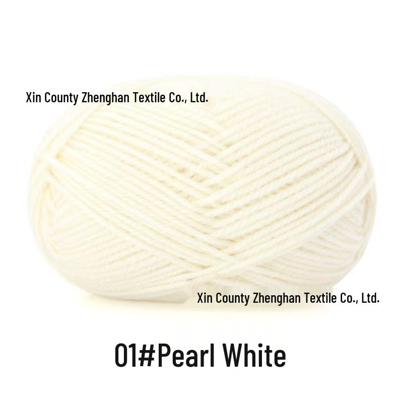 Snowy Velvet 3-Ply Medium Thick Yarn Kit: Knitting Needles, Scarf, Sweater, Baby Yarn, Crochet, DIY Material.