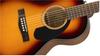 Fender Acoustic Guitar Walnut Sunburst Soft Case Included CP-60S Parlor, Fingerboard,