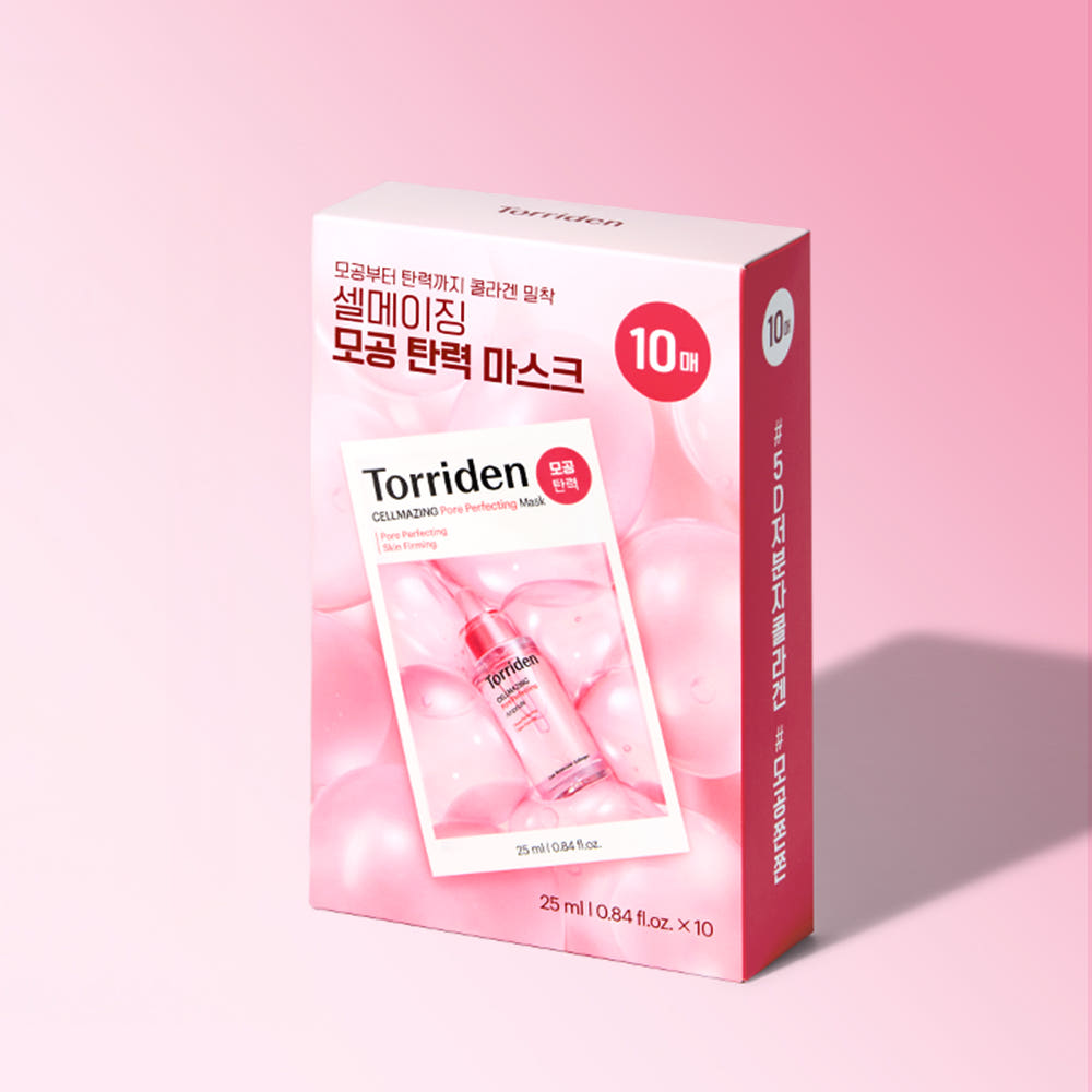 Torriden CELLMAZING Low Molecular Collagen Pore Elasticity Mask 10 Sheets