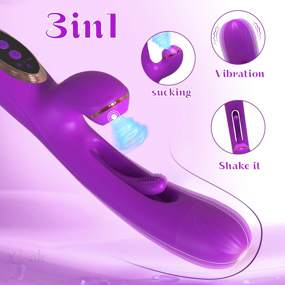 Sucking Tapping Flapping Vibrator for Women Clitoris Stimulator G Spot Vagina Massager Dildo Adults Goods Sex Toys for Female
