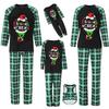 Druck Niedliches Familien-Set Pyjamas, Hauskleidung, Familien-Set Langarm-Oberteil Hosen-Set