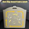 Silicone Car Trash Bag Waste Bin Garbage Can Suitable for Organized Interior, Hangable Foldable Waste Storage Accessory