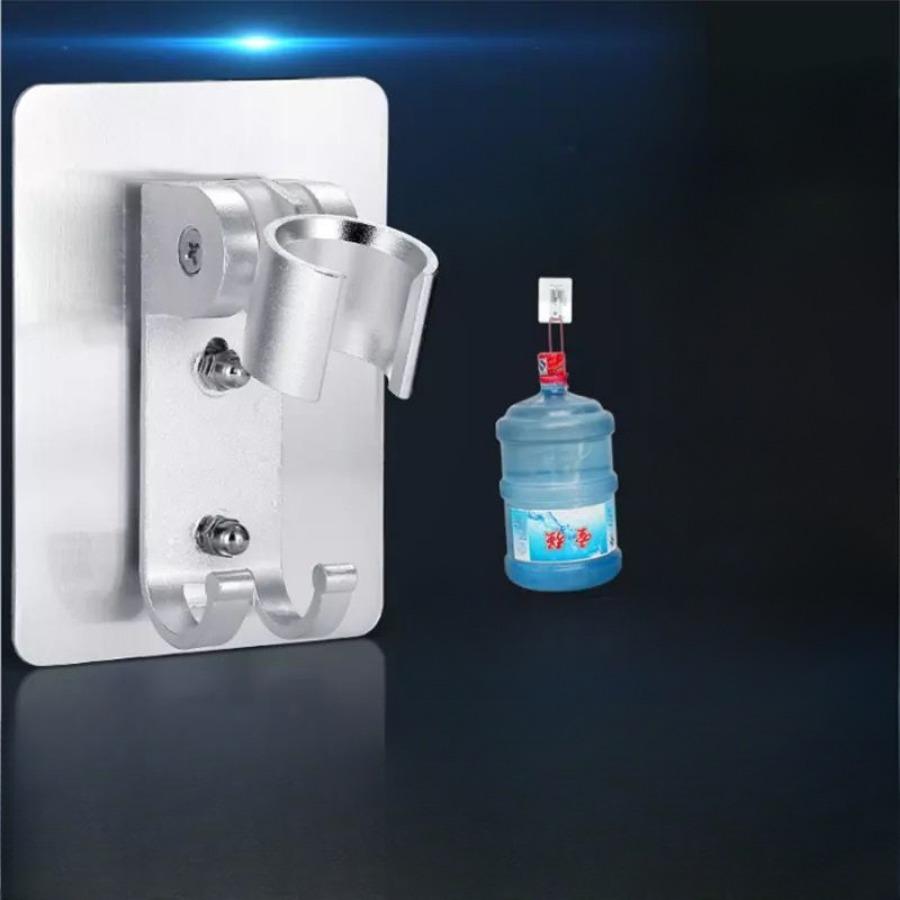 1PC Bathroom Perforation-free Shower Holder The Shower Can Be Rotated Up and Down To Adjust The Shower Aluminum Holder