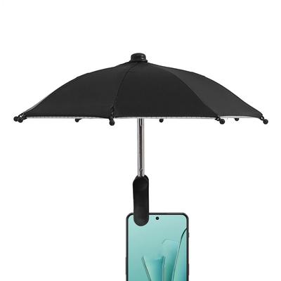 Cell Phone Umbrella Holder with Clip for Sun Shade Cell Phone Umbrella Phone Clip Outdoor Anti-Glare Sunshade Protect Your Phone