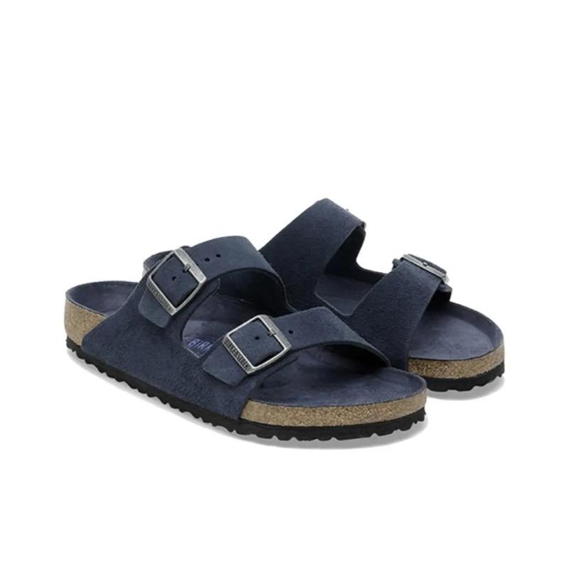 Birkenstock Arizona Unisex Vintage Comfort Sandals Blue Narrow Fit 1030893 36