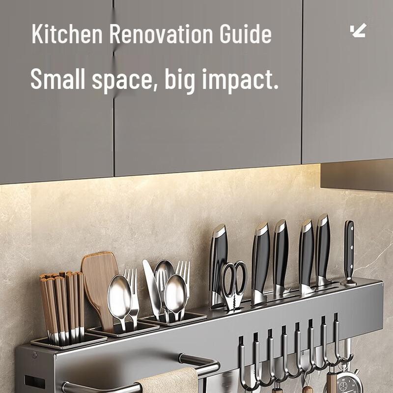 Zhi Shi Kitchen Wall-Mounted Storage Rack
