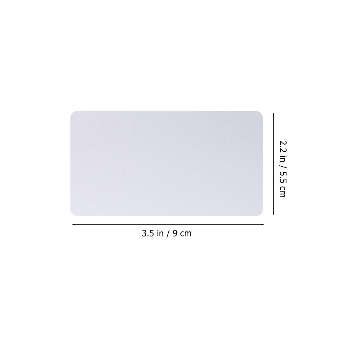 50Pcs Thin Colored Anodized Aluminum Laser Marking Business Card Cnc Engraving DIY Personalized Name Cards Business Card серебряный