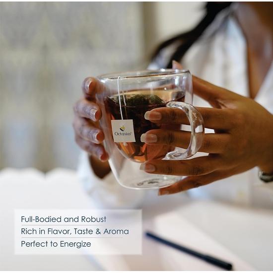 Octavius Classic Assam Black Tea - 100 Tea bags (2 Gm Each) Pack of 2 | Strong Tea | Kadak Chai | 1 Teabag Can Make 2 Cups | 100 Pieces