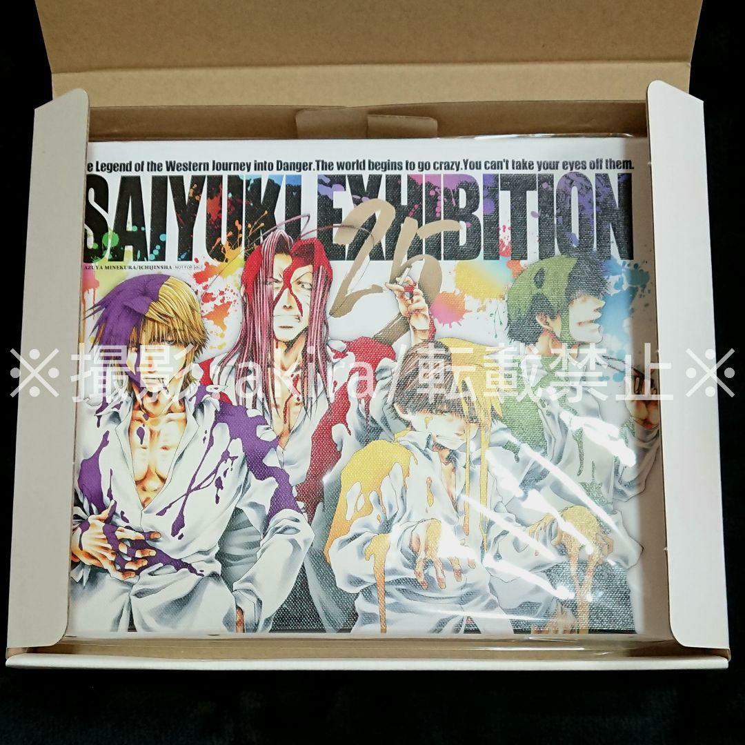 [USED] Saiyuki 25th Anniversary Original Art Exhibition Venue-Exclusive Bonus: Sanzo and his companions canvas board (not for sale)
