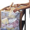 Breathable Large Capacity Mesh Crib Nappy Organizer Bedding Kids Storage Bag for Diaper