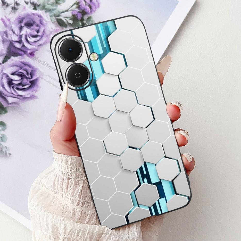 For Tecno Spark GO 2 Case LJ7 Popular Painted Cover 6.67'' Soft Silicone Phone Case For Tecno Spark Go2 SparkGo2 Back Cover Bags